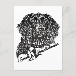 Carte Postale Petit Munsterlander (logo)