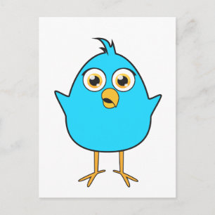 Carte Postale Petit oiseau bleu