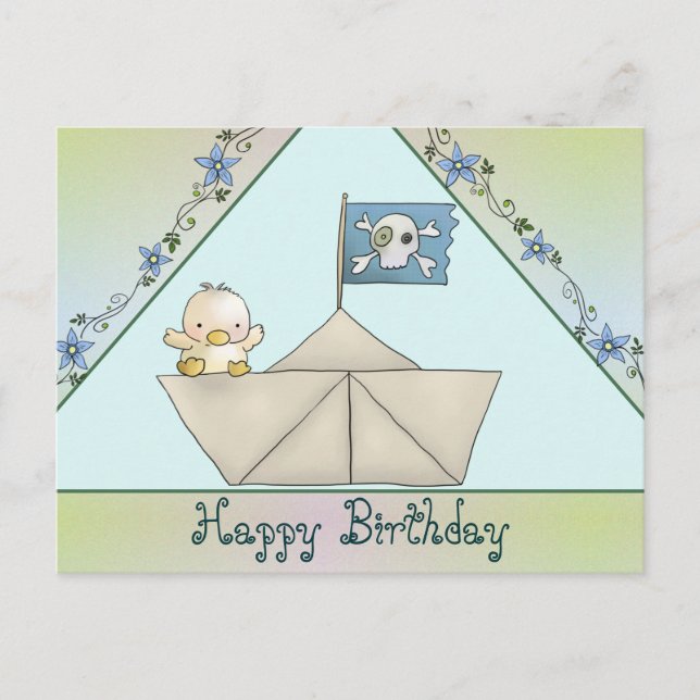 Carte Postale petit pirate (Devant)