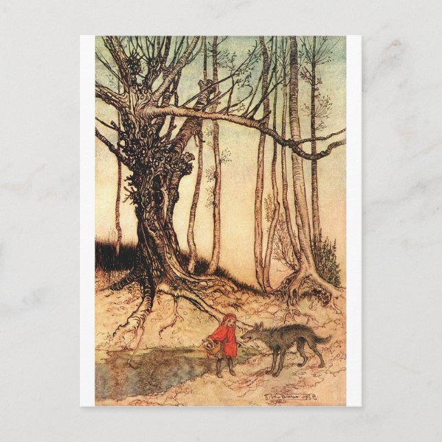 Carte Postale petit rouge-capot-photos-6 (Devant)