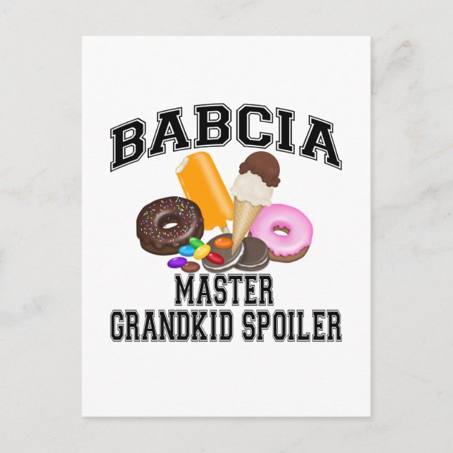 Carte Postale Petit Spoiler Babcia (Devant)