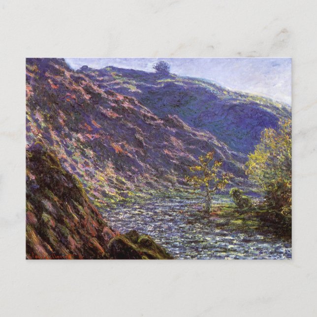 Carte Postale Petite Creuse, soleil de Claude Monet (Devant)
