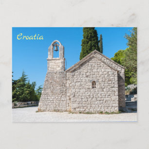 Carte Postale Petite église sur la colline de Marjan près de Spl