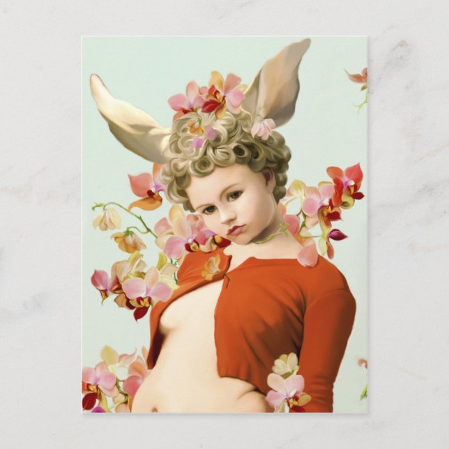 Carte Postale petite fille (Devant)