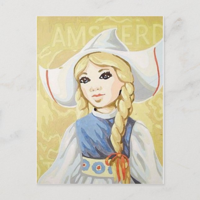 Carte Postale petite fille hollandaise (Devant)