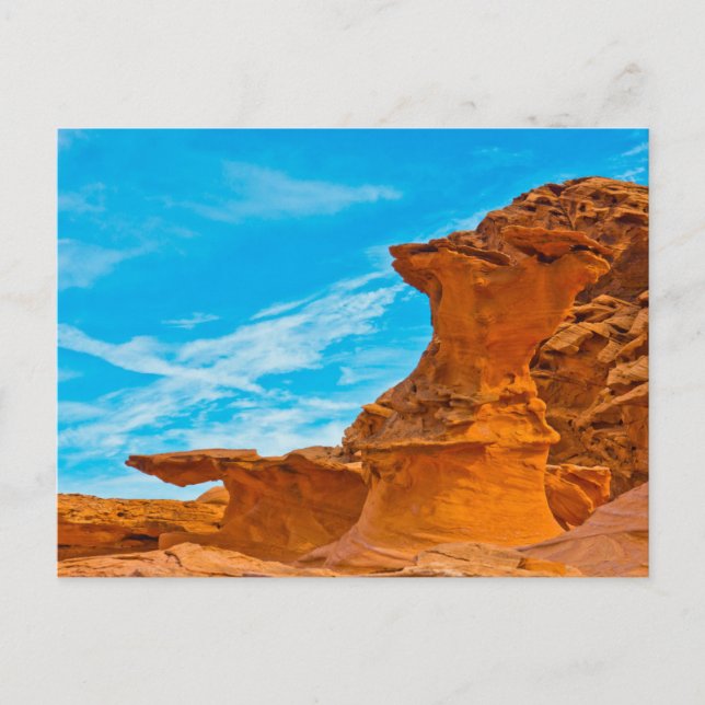 Carte Postale Petite Finlande Red Rock Sculptures (Devant)