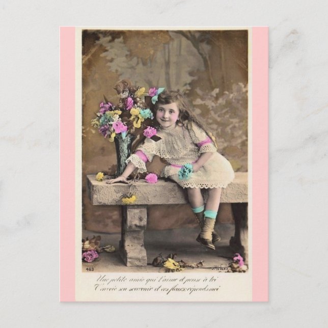 Carte postale Petite Française Victorienne (Devant)