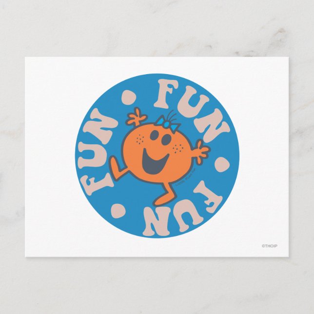 Carte Postale Petite Miss Fun Fun Fun Fun Fun (Devant)