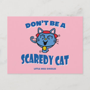 Carte Postale Petite Miss Giggles Chat Scaredy Halloween