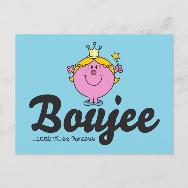Carte Postale Petite Miss Princesse Boujee (Devant)