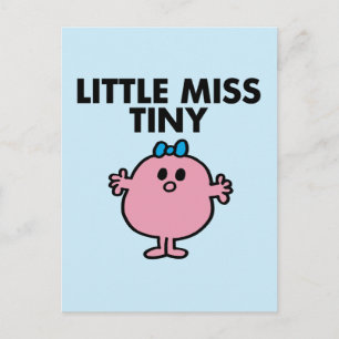 Carte Postale Petite Miss Tiny   Lettres noires