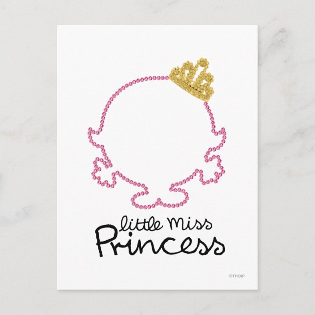 Carte Postale Petite Mlle Princesse | Face vide (Devant)