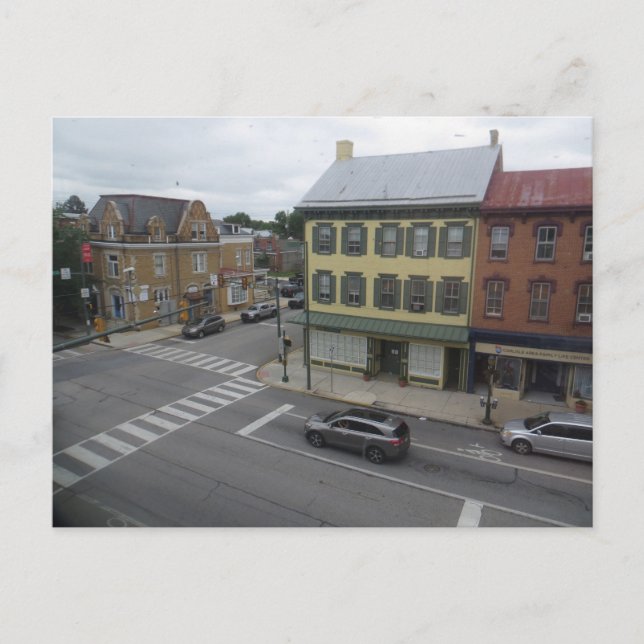 Carte Postale Petite ville Pennsylvanie (Devant)