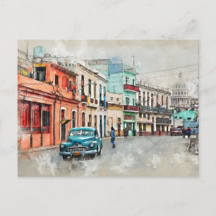 Carte Postale Petite ville simple