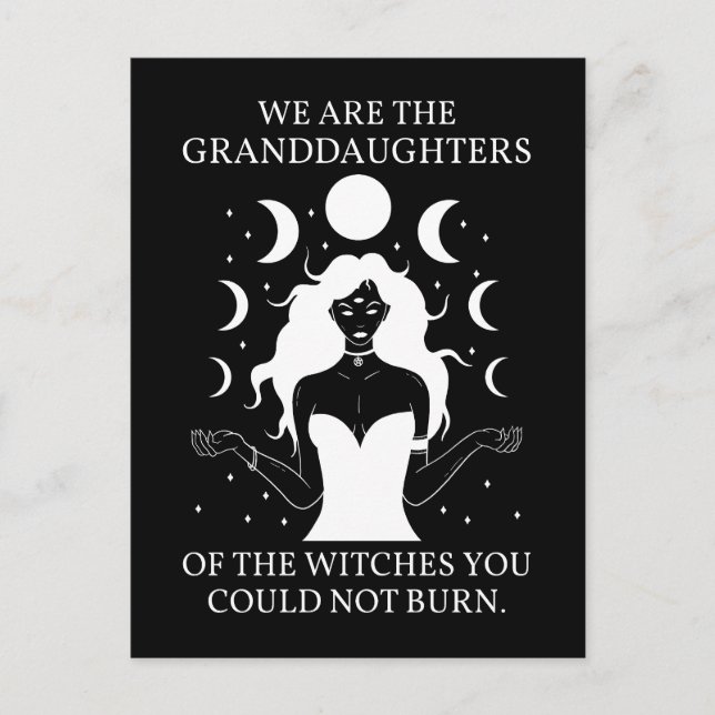 Carte Postale Petites-filles des sorcières que vous ne pouviez p (Devant)