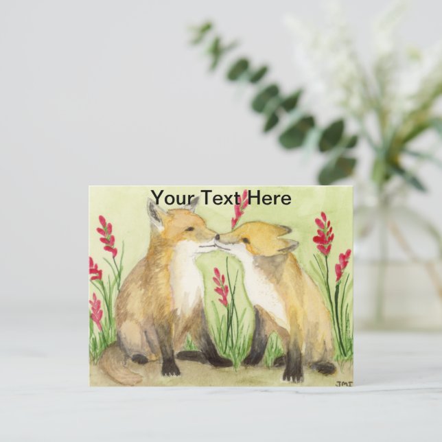 Carte Postale Petites renardes (Debout devant)
