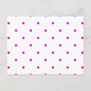 Carte Postale Petits À petits pois roses