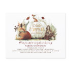 Petits animaux Citrouilles en bois Baby shower d'a