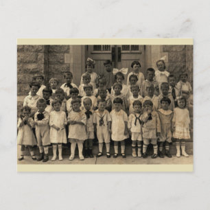 Carte Postale Petits Cherubs de la classe de l'école du dimanche