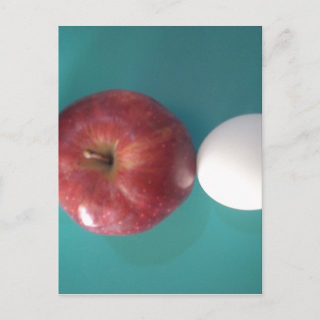 Carte Postale Petits-déjeuners copains : Deux oeufs $an Apple St (Devant)