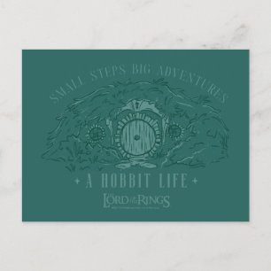 Carte Postale Petits pas, grandes aventures - Une vie de Hobbit