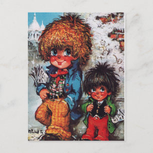 Carte Postale Petits Poulbots