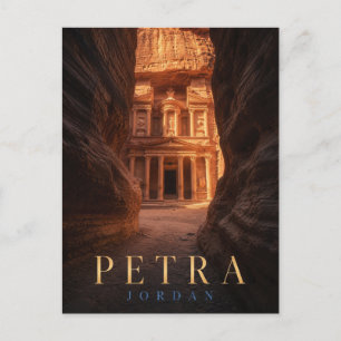 Carte Postale Pétra Jordanie Le Trésor REALMS