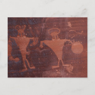 Carte Postale Petroglyph en Moab, Utah