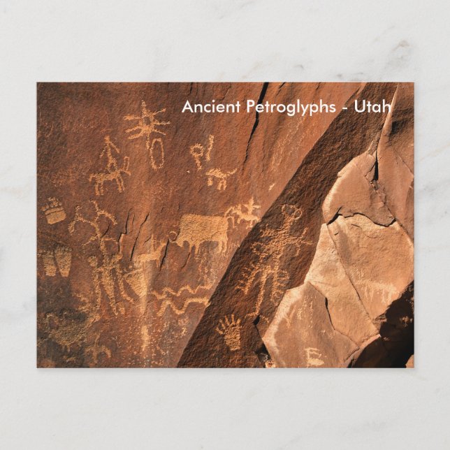 Carte Postale Petroglyphes Rock (Devant)