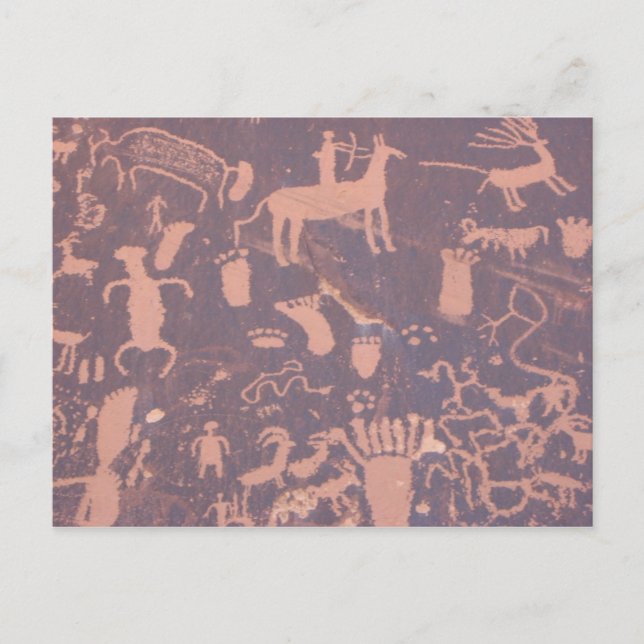 Carte postale Petroglyphs Rock (Devant)