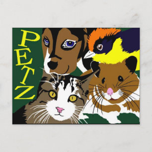 Carte Postale Petz World manga vecteur art