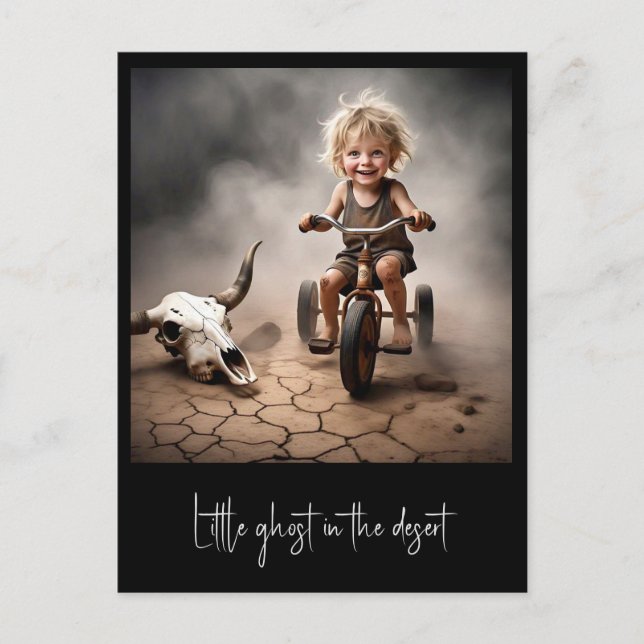 CARTE POSTALE " PEU DE GHOST DANS LE DÉSERT " (Devant)