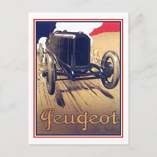 Carte Postale Peugeot (Devant)