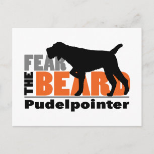 Carte Postale Peur de la barbe - Pudelpointer