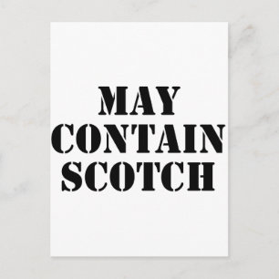 Carte Postale Peut contenir du Scotch