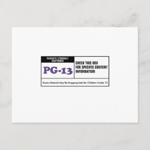 CARTE POSTALE PG 13