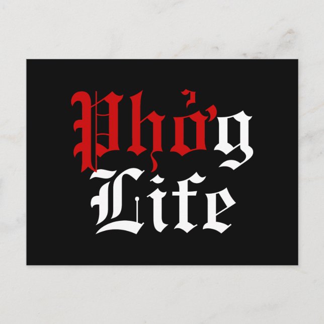 Carte Postale Phở g Life (Devant)