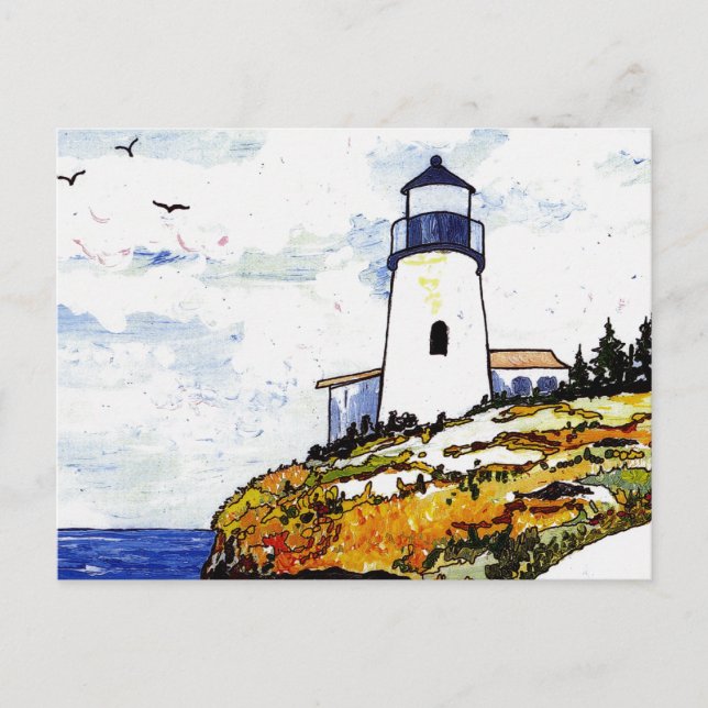 Carte Postale Phare (Devant)