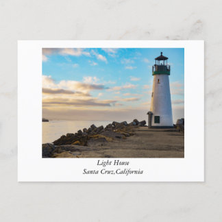 Carte Postale Phare à Père Noël Cruz, Californie