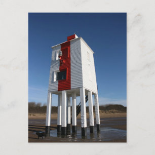 Carte Postale Phare bas, Burnham on Sea, Somerset, Royaume-Uni