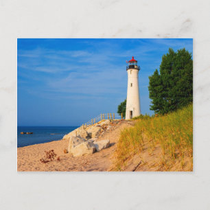 Carte Postale Phare croquant de point