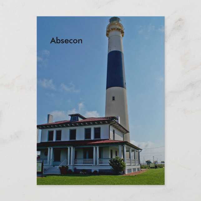 Carte Postale Phare d'Absecon-New Jersey (Devant)