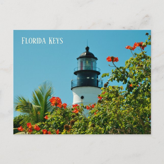 Carte Postale Phare dans les Keys de Floride (Devant)