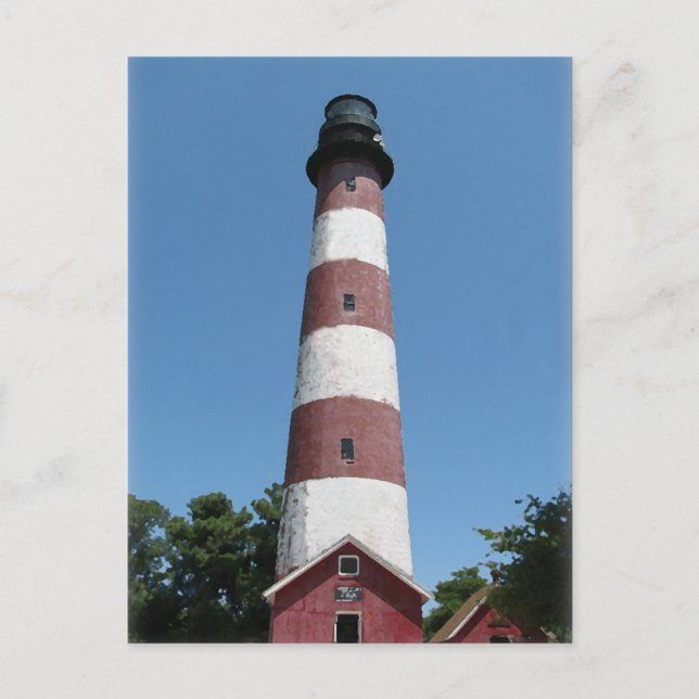 Carte Postale Phare d'Assateague (Devant)