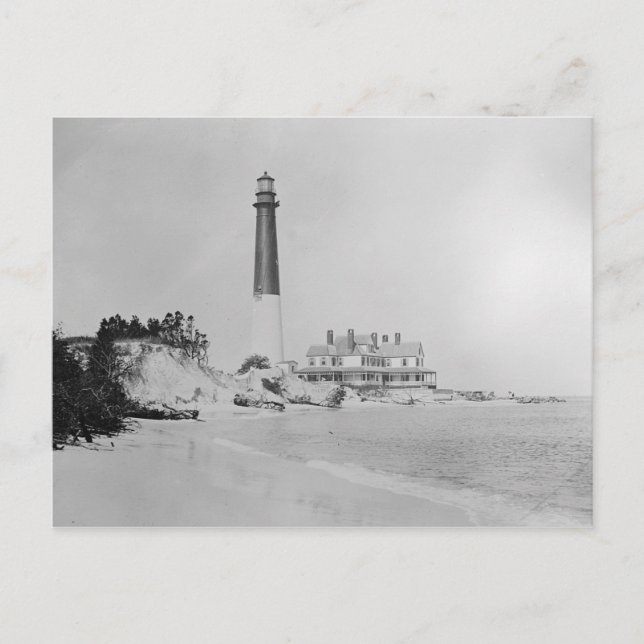 Carte Postale Phare de Barnegat (Devant)