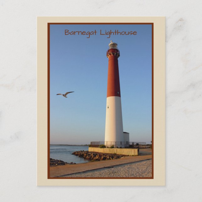 Carte Postale Phare de Barnegat (Devant)