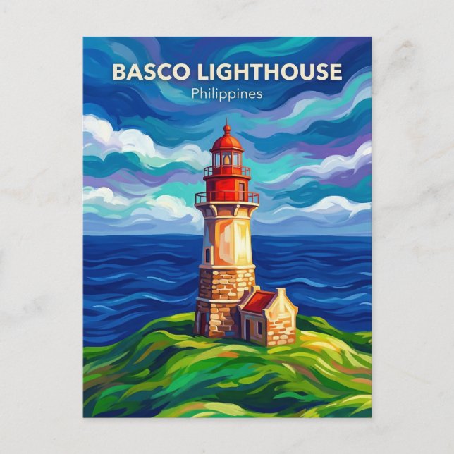 Carte Postale Phare de Basco Philippines (Devant)