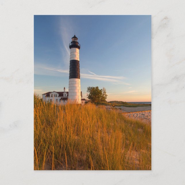 Carte Postale Phare De Big Sable Point Sur Le Lac Michigan 3 (Devant)
