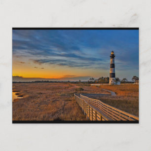 Carte Postale Phare de Bodie, Caroline du Nord