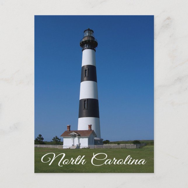Carte Postale Phare de Bodie Island, Nags Head Caroline du Nord (Devant)